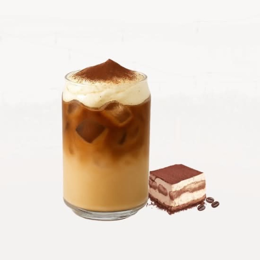 Iced Justspresso tiramisu latte